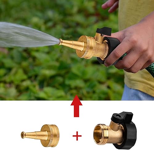 Miniatura 7 de 2 válvulas de cierre de manguera de jardín, válvula de cierre de manguera duradera, válvula de cierre de latón 34 premium para manguera de jardín,