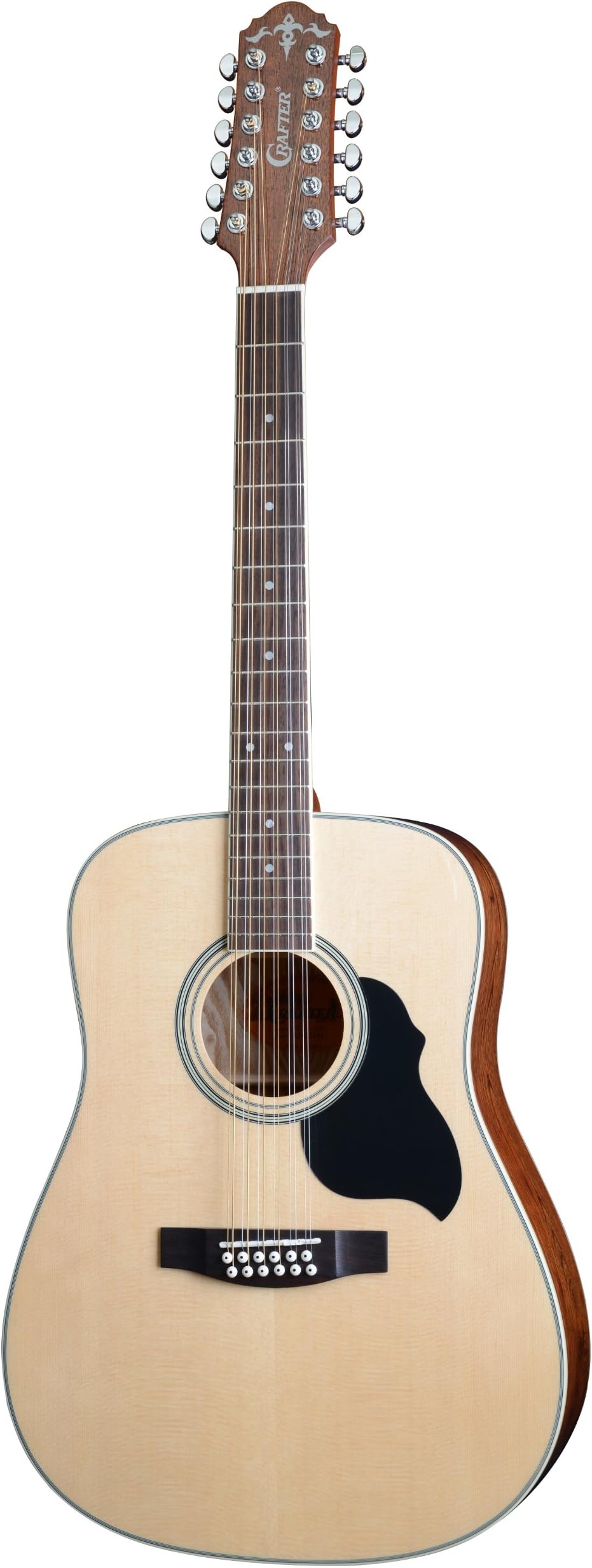 Crafter MD50 12EQ 12 String Acoustic Electric Guitar with Deluxe Gig Bag