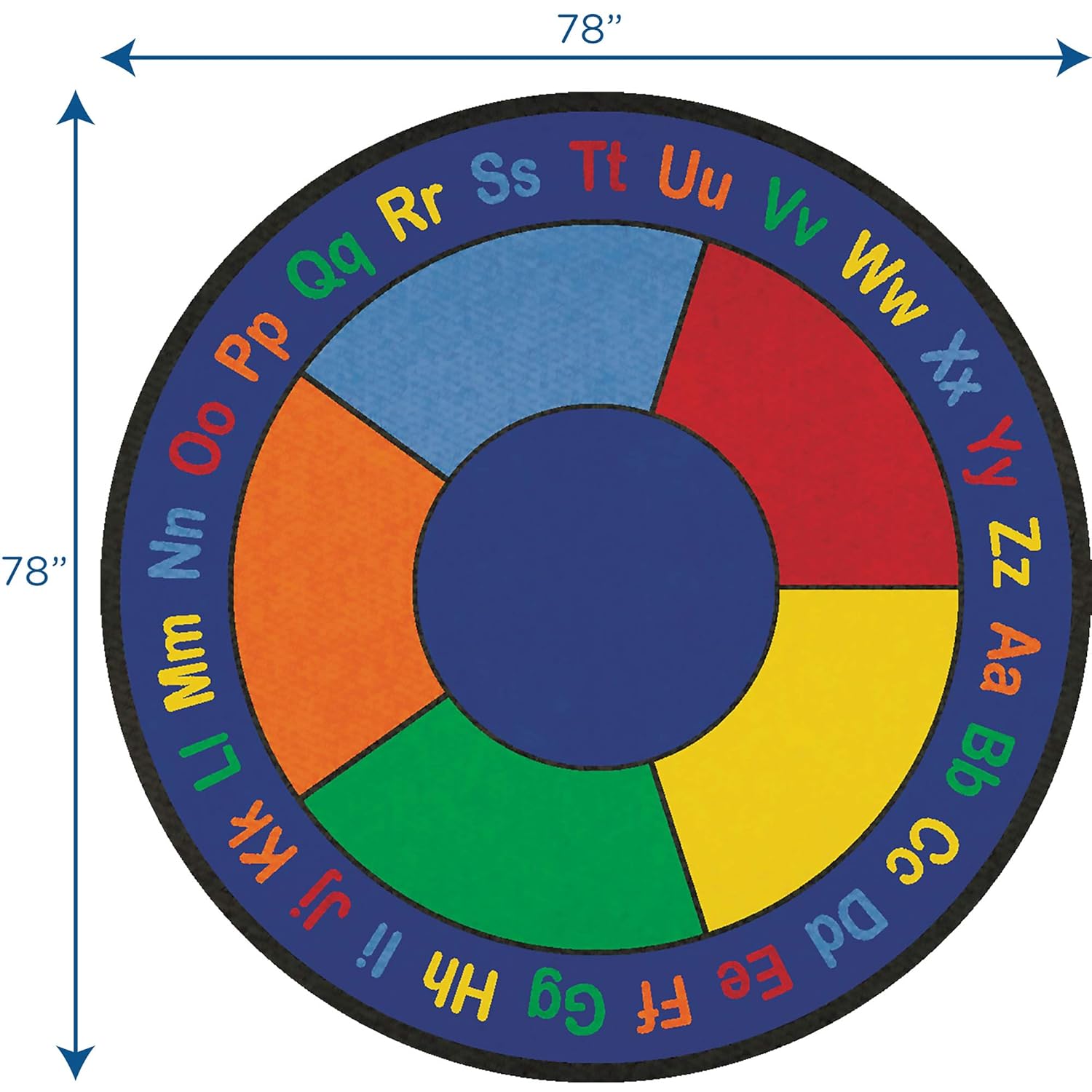 80% Off Discount Learning Carpets CPR483 - ABC Squares Round, Small One-Day Sale: Up to 60% Off Learning Carpets CPR483 - ABC Squares Round, Small