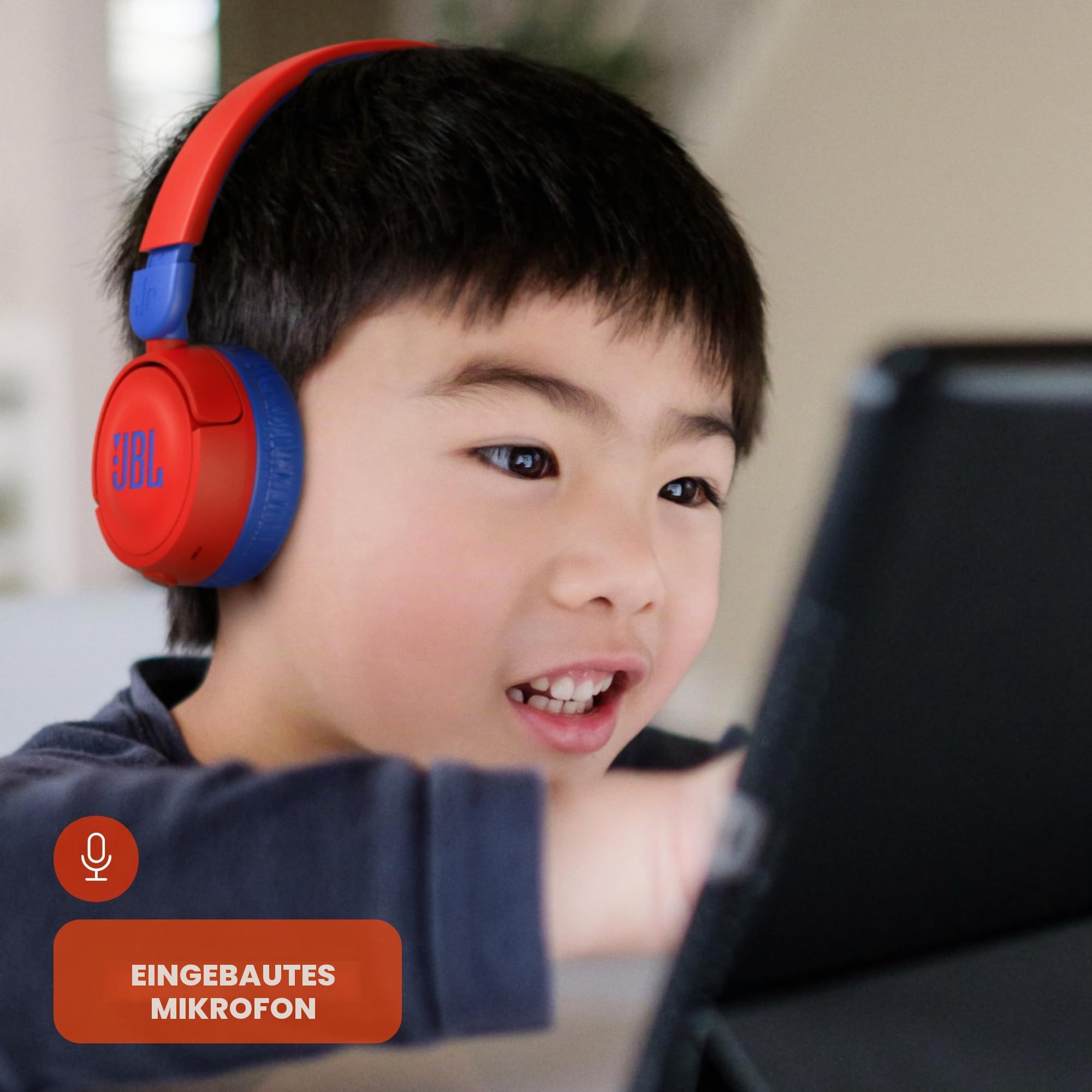 JBL JR 310 - Kinder On-Ear-Kopfhörer (rot/blau)