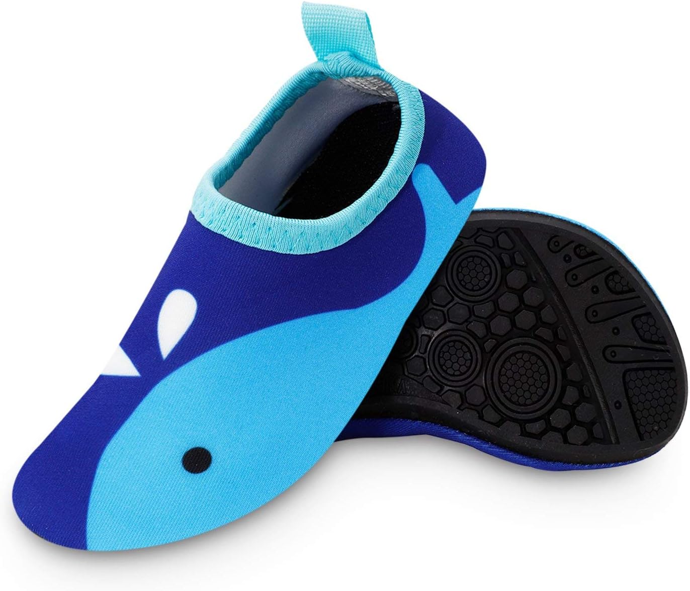 Bigib Toddler Kids Swim Water Shoes Quick Dry Non-Slip Water Skin Barefoot Sports Shoes Aqua Socks for Boys Girls Toddler Blue Size: 5 Toddler