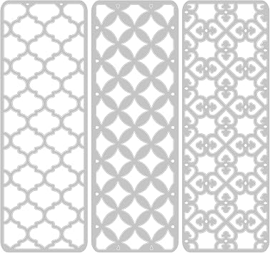 Sizzix Creative Backgrounds Dies, One Size, Multicolor