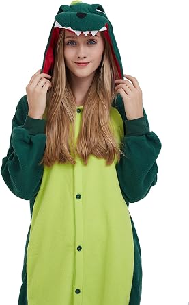 SimZoo Unisex-Hauskleidung Einteilige Cosplay-Kostüm Nachtwäsche Tier-Einteiler-Pyjama für Erwachsene Herren und Damen