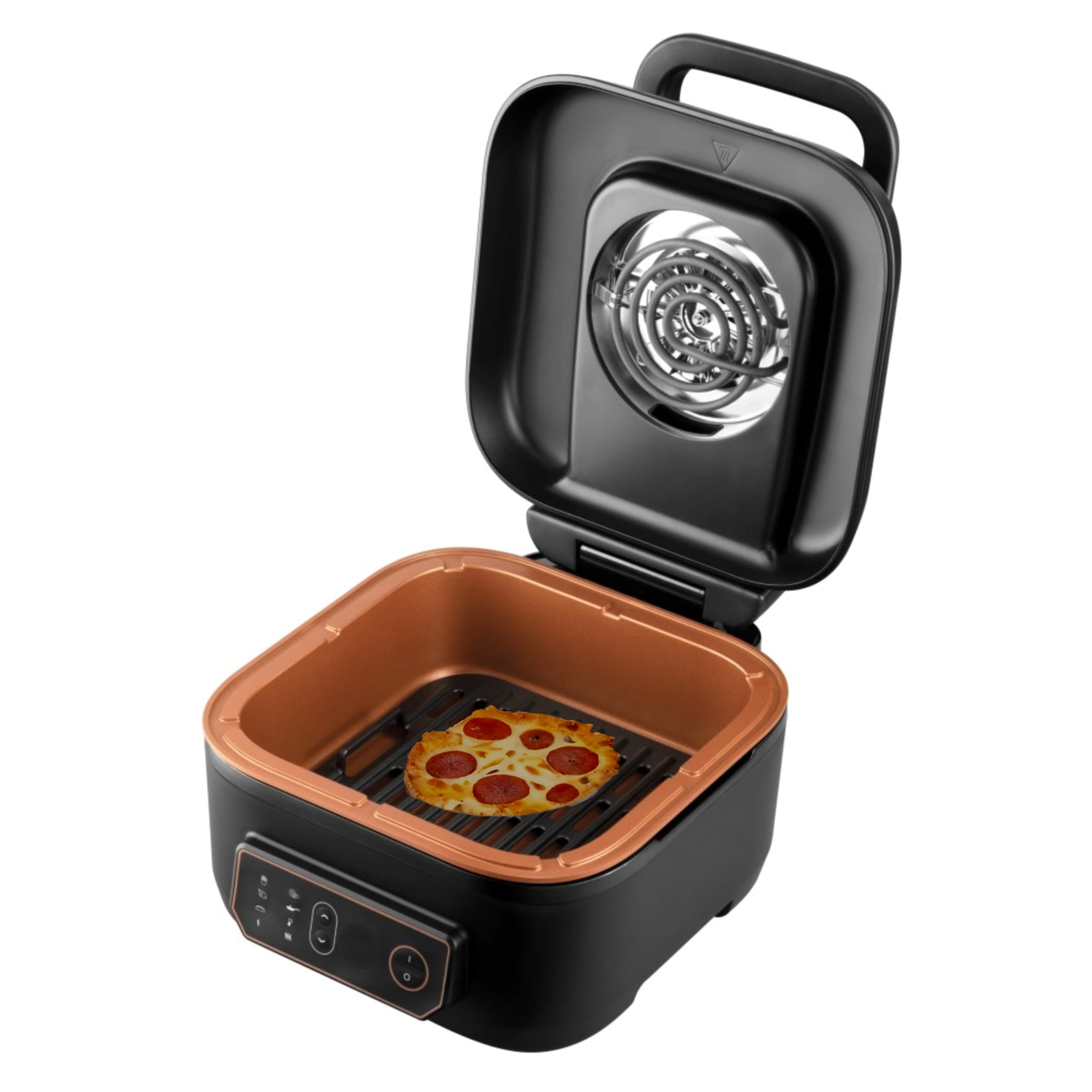 Russell Hobbs Friggitrice ad aria + Multicooker, XXL 5.5 L, 8 funzioni cottura, Energy saving, doppie resistenze come un forno, no olio, 1600 W, lavastoviglie ok, max 260°C, Satisfry & Grill 26520-56