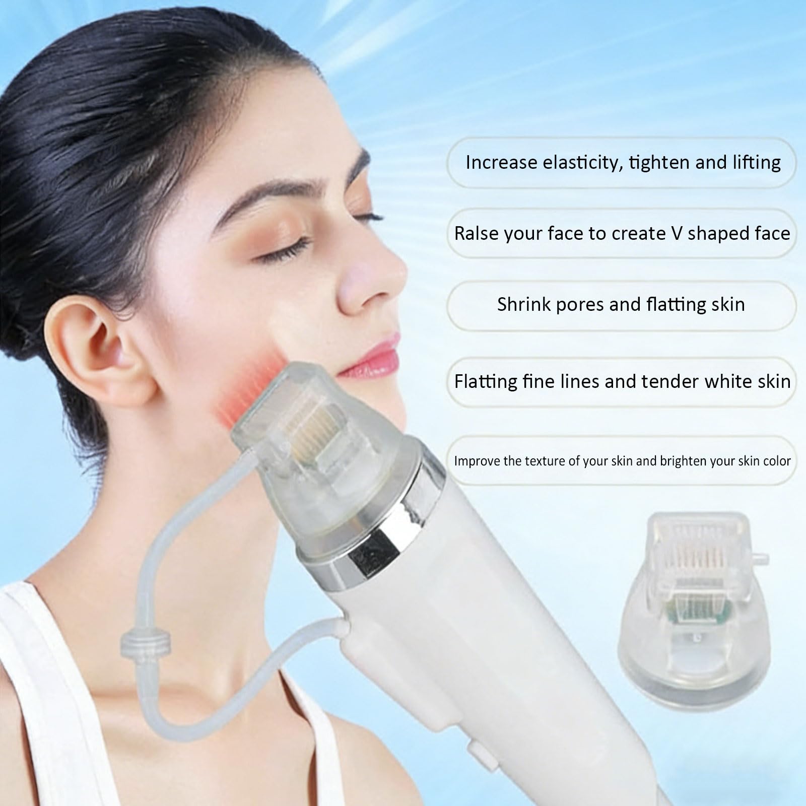 Morpheus 8 Dispositivo Portatile Microneedling Radiofrequenza per Effetto Lifting Rassodante Eliminazione Marchi Cutanei Ringiovanimento Pelle e Correzione Imperfezioni Professionale