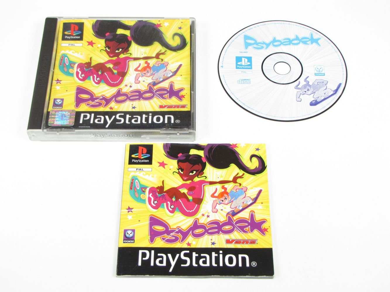 Psybadek PlayStation PAL sur support CD d'origine