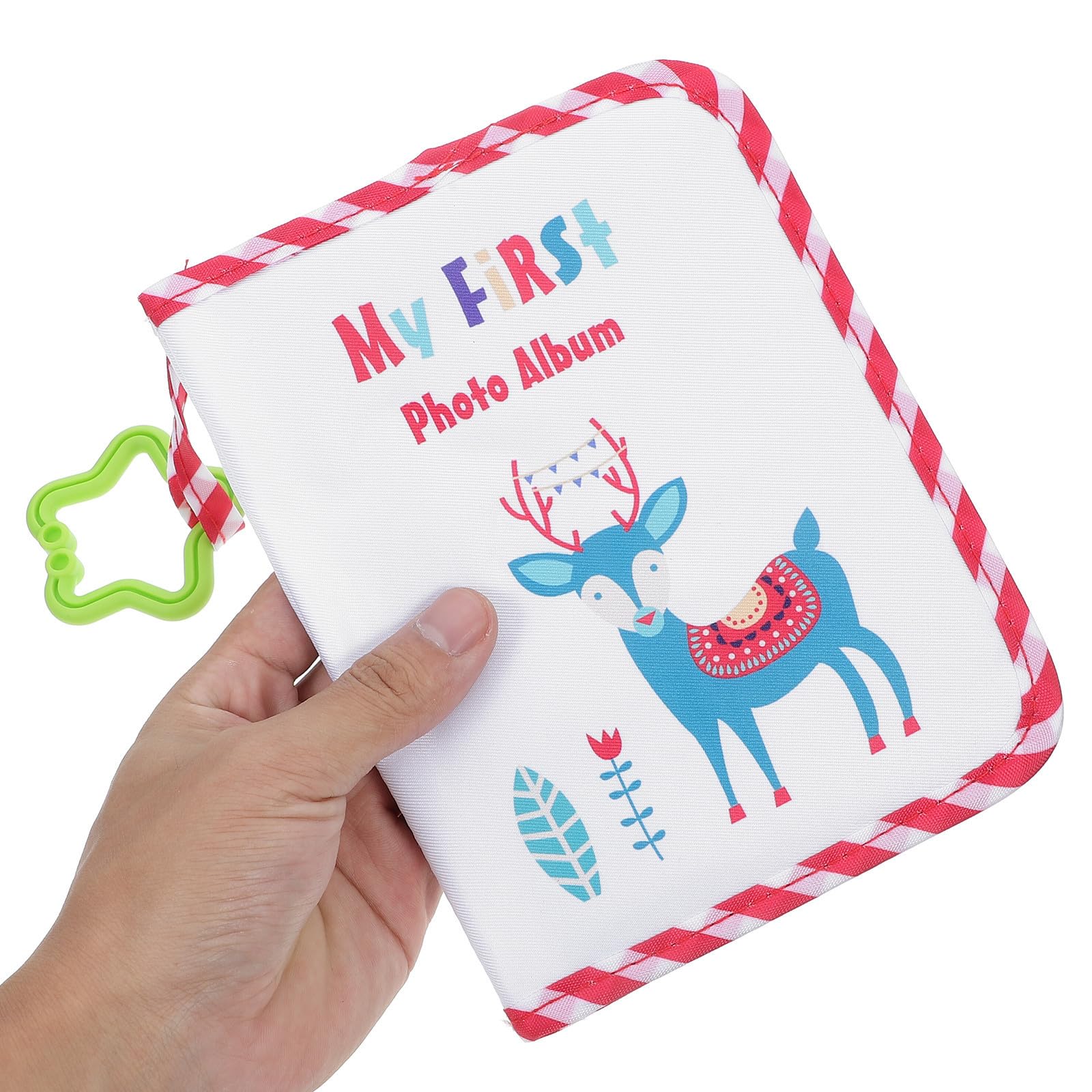 Toyvian 4 Stück Neugeborenen Fotoalbum Elch Design für Babys Erstes