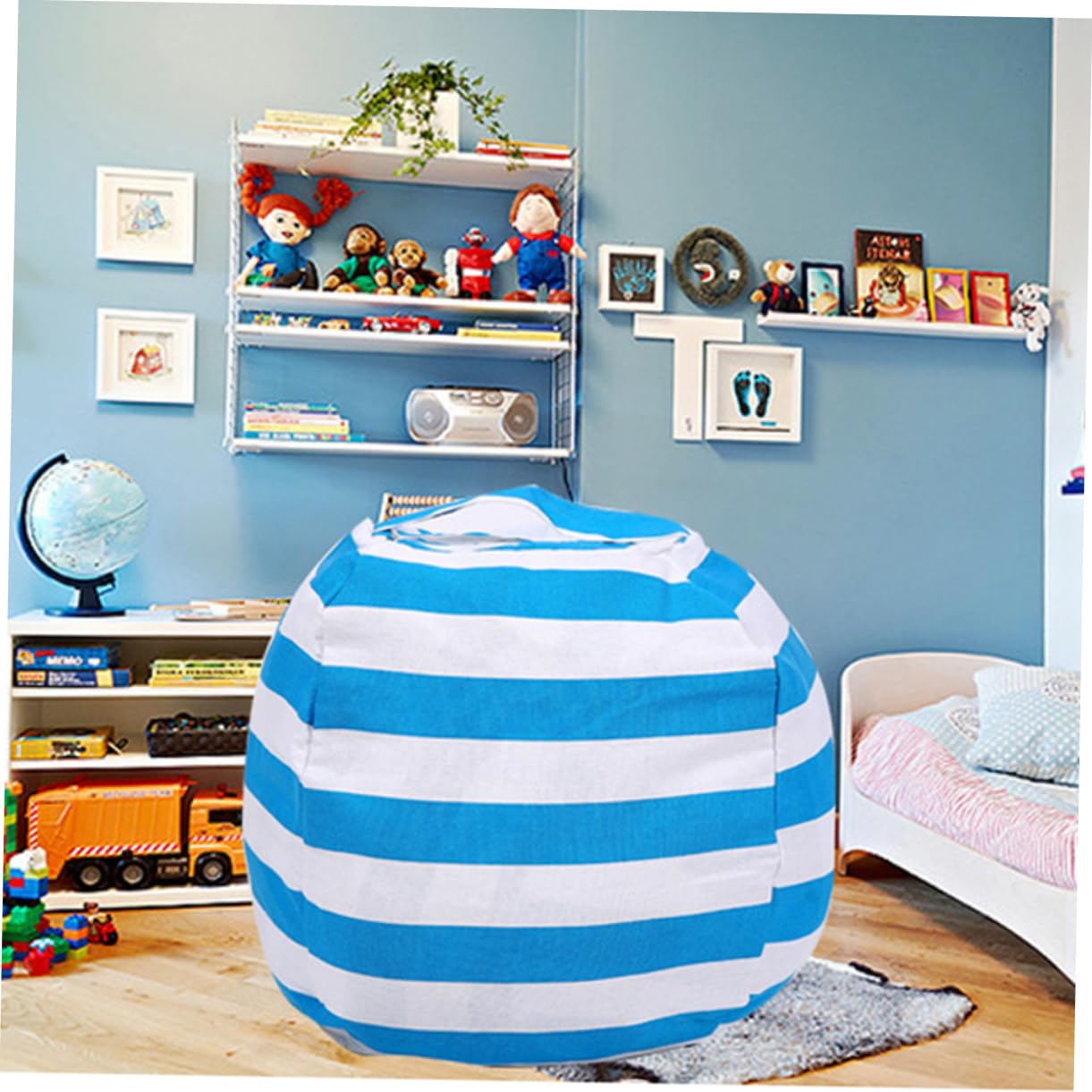 Housse Rangement Peluches Transparente Imperméable – Sac Fermeture Éclair Organisateur Jouets Chambre Enfant Canapé Lit