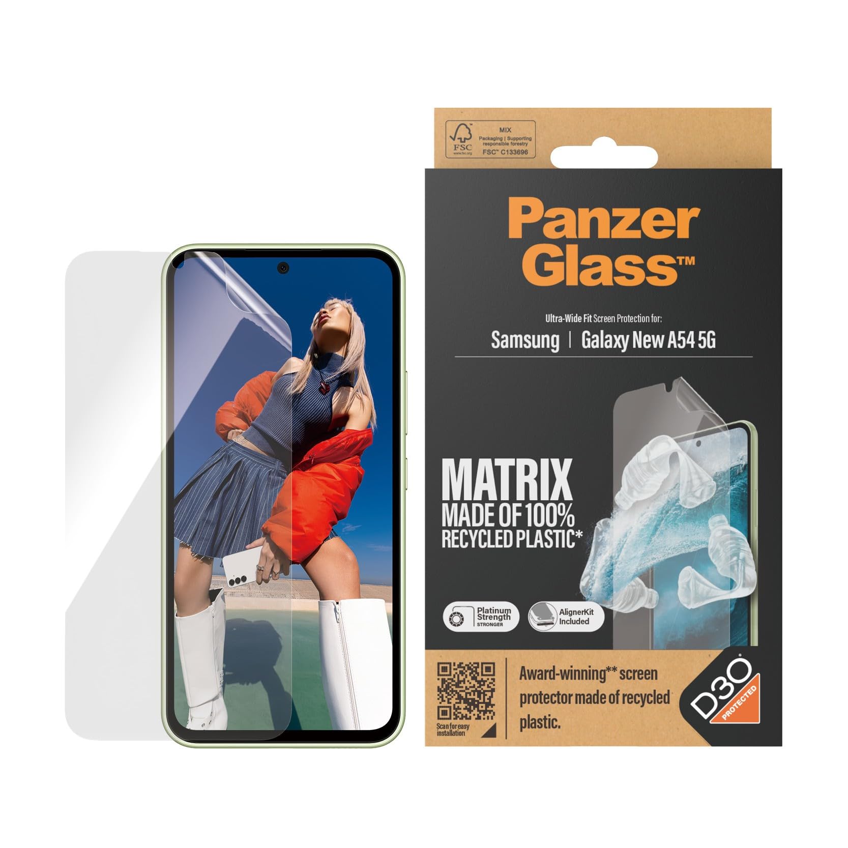 Panzerglass Matrix Samsung Galaxy New A54 5G, UWF (wA)