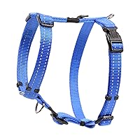 Rogz - Pettorina Regolabile per Cani - 32-52 cm - Snake Blue