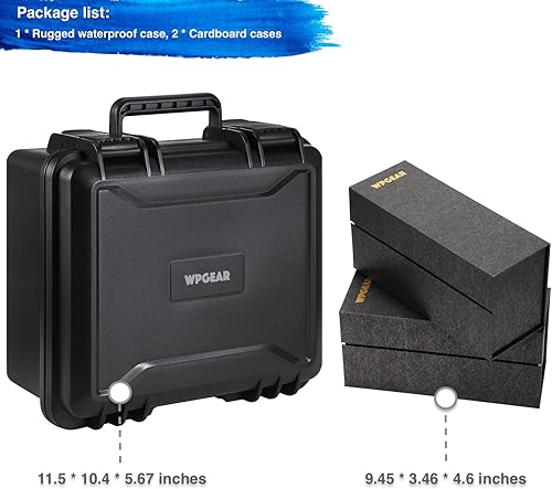 Miniatura 7 de Cajas de almacenamiento impermeables para tarjetas rígidas de 3 x 4 pulgadas, 35 PT, juego de estuche para tarjetas comerciales con capacidad para