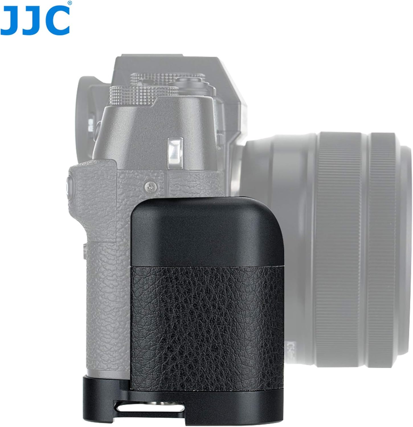 JJC HG-XT30 X-T30 Hand Grip, Arca Swiss Type Quick Release QR, Anti Slip Metal Holder Hand Grip Bracket, Aluminum Aloy, Compatible with Fuji XT30 XT20 X-T20 - Image 4