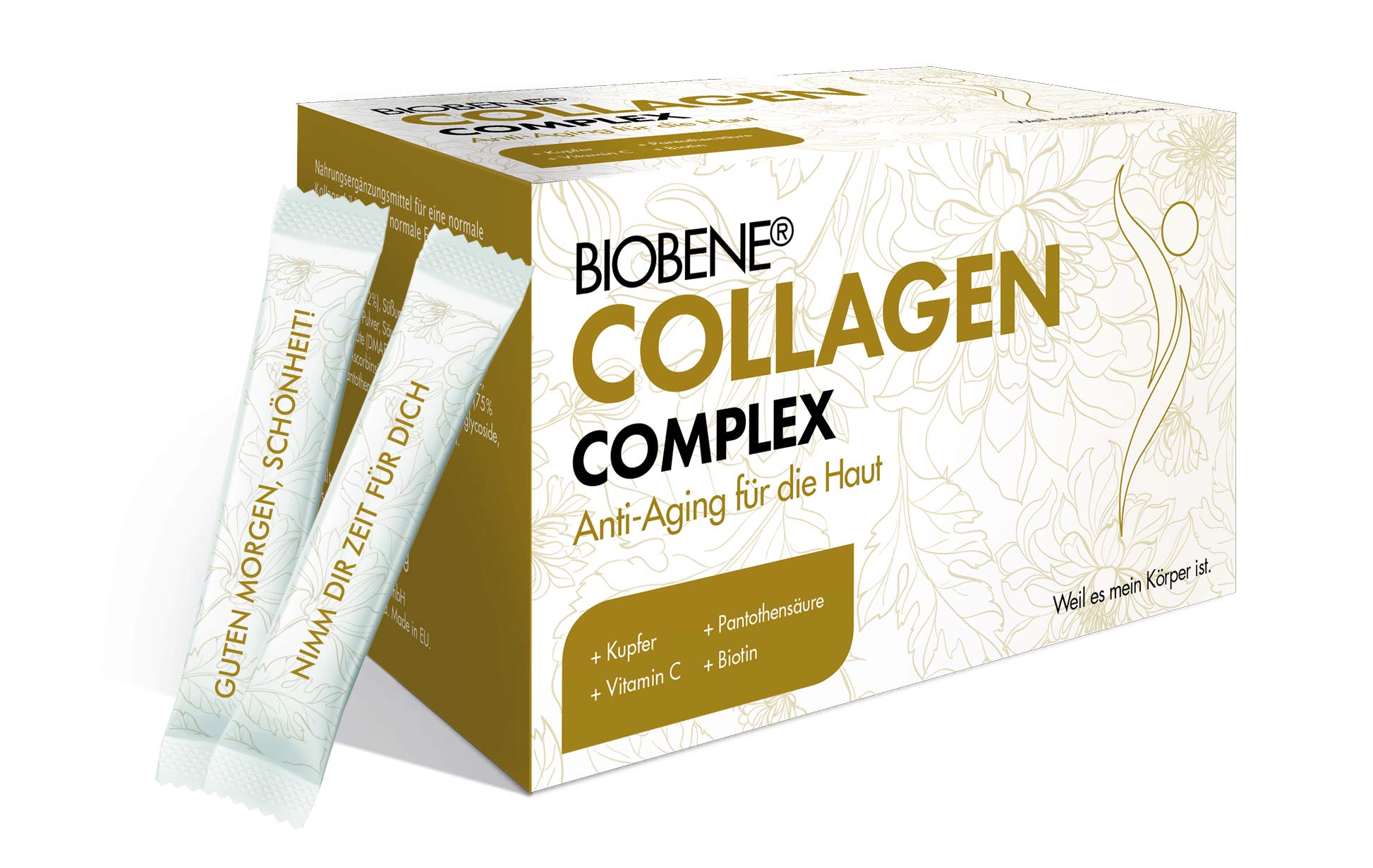 Collagen Complex, Anti Aging für die Haut mit Verisol Collagen peptiden, angenehm fruchtiger Geschmack, Nahrungsergänzungsmittel (1 x 28 Sticks zum Auflösen)