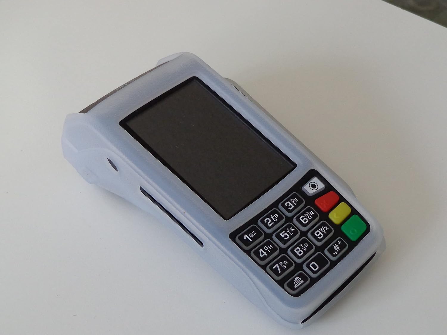 Ingenico Move/5000 Protective Carrying Case, Translucent Silicone Credit Card Terminal Sleeve