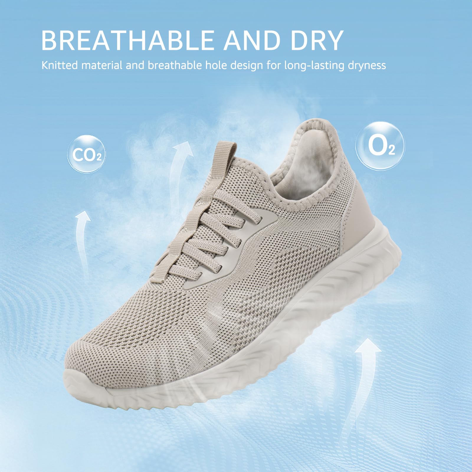 STQ Zapatillas deportivas para mujer, cómodas y ortopédicas para el trabajo, ligeras, para caminar o ir al gimnasio