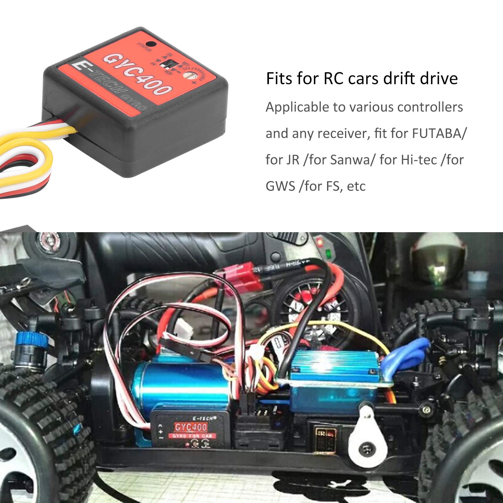 Moduł żyroskopowy Mini RC Kontrola dryfu dla samochodu zdalnie sterowanego