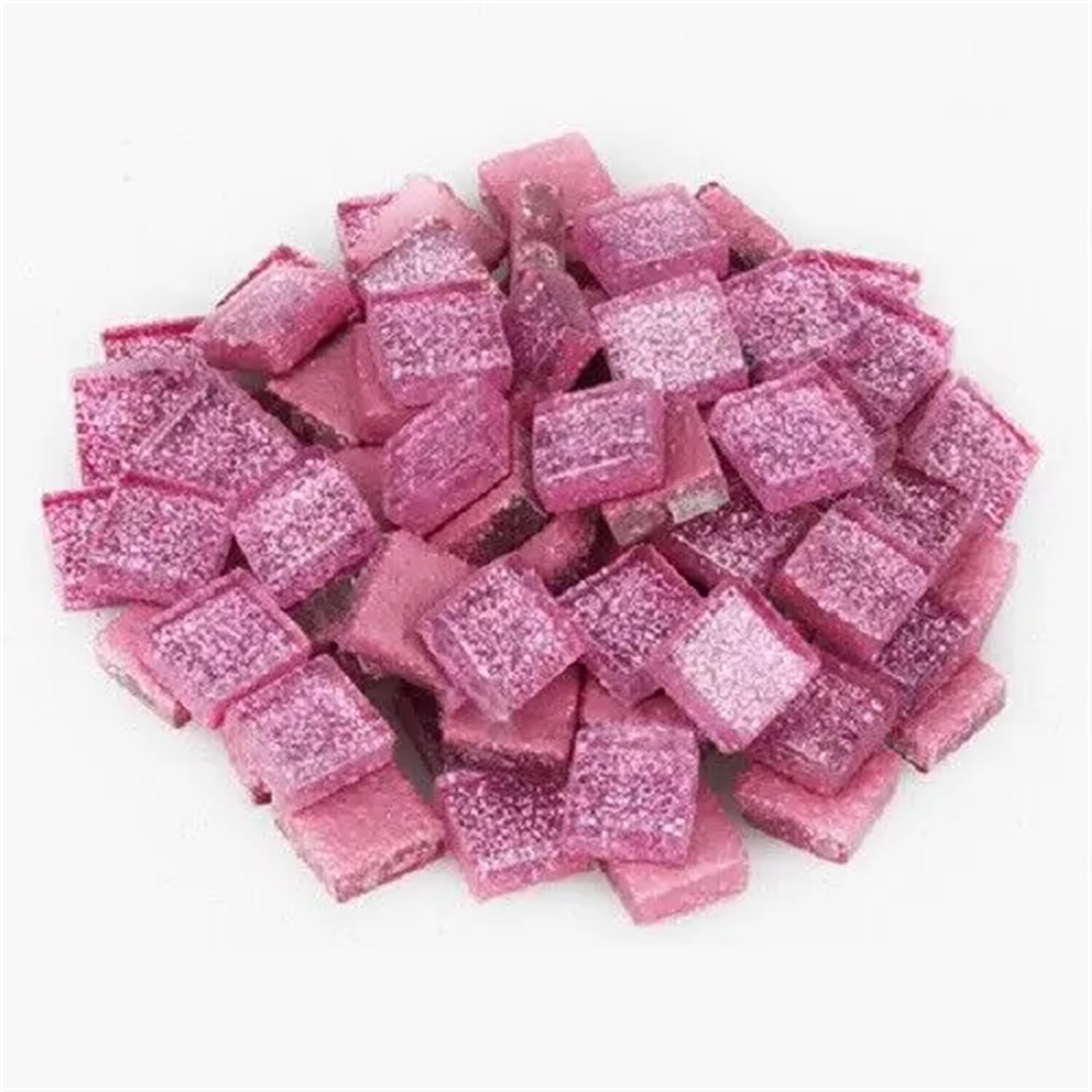 Mosaic Making Supplies 100g Glitter Glass Mosaic Tiles Crafting Pieces Art Hobbies Assorted for Craft arte(Color8)