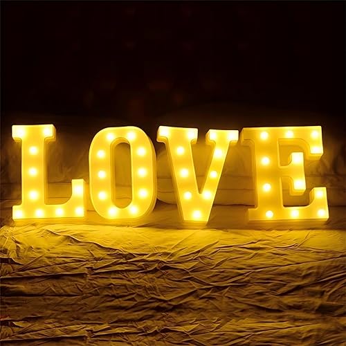 Miniatura 44 de 6132 letras iluminadas de marquesina con texto en inglés "Marry Me", letrero de luz LED con número de letra con luz redonda, globos de pétalos