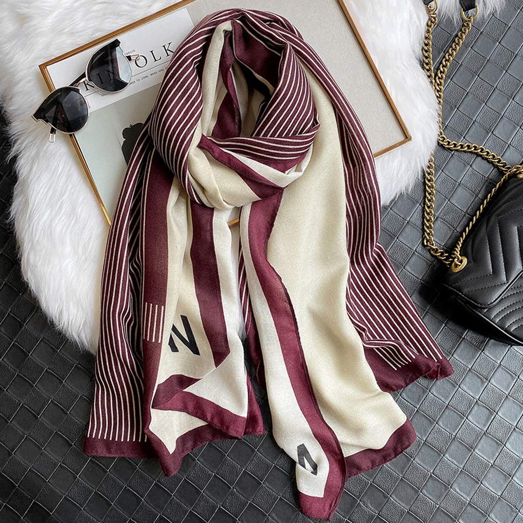 Bufanda de Mujer, pañuelo cálido de Invierno para el Cuello, Hijab, Bufandas, chales para Mujer, pañuelos, estolas Florales