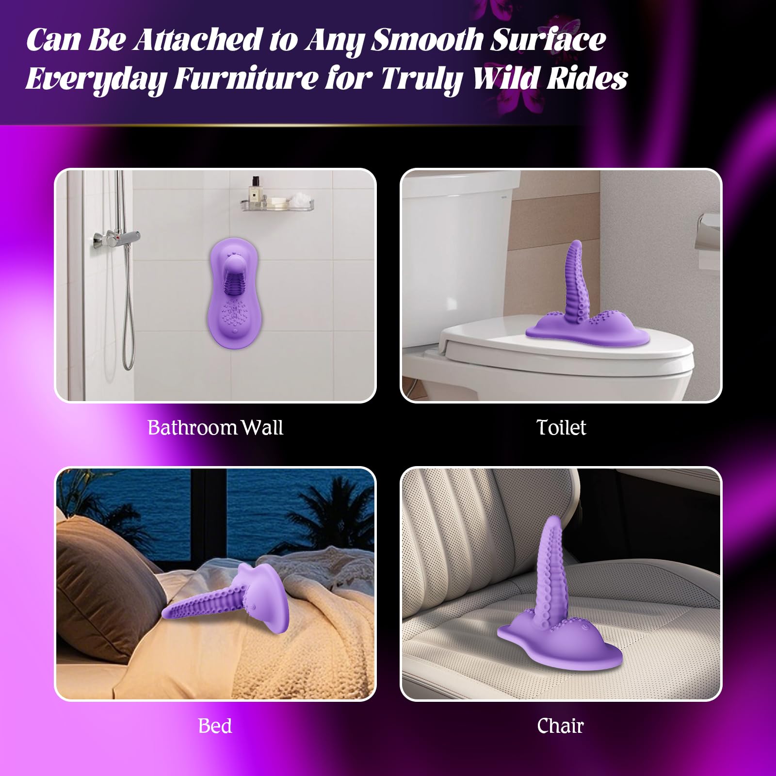 Vibrator 6.5" Insertable Monster Dildos Women Sex Toys - 10 Swing & Vibration Modes Adult Toys Sex Chair Sex Machine for Triple Stimulation, RAGINARD Remote Ride G Clit Anal Vibrators Big Thick Dildo