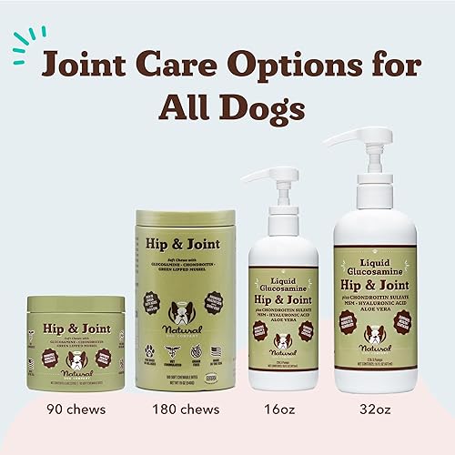Miniatura 9 de Natural Dog Company Glucosamina líquida para perros 16 onzas  Soporte extra fuerte para cartílago y articulaciones  Mejora la movilidad y ayuda a