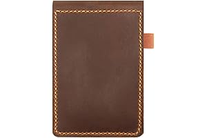 Brown Mini Leather 3x5 Notepad Cover