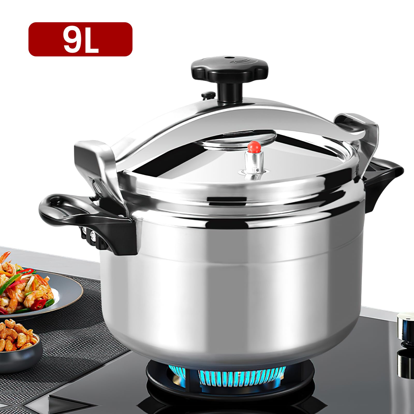 Autocuiseurs 3 L/7 L, autocuiseurs professionnels en aluminium, système de couvercle verrouillable sécurisé, double poignée, pour un usage quotidien dans votre cuisine, multicuiseur à cuisson rapide