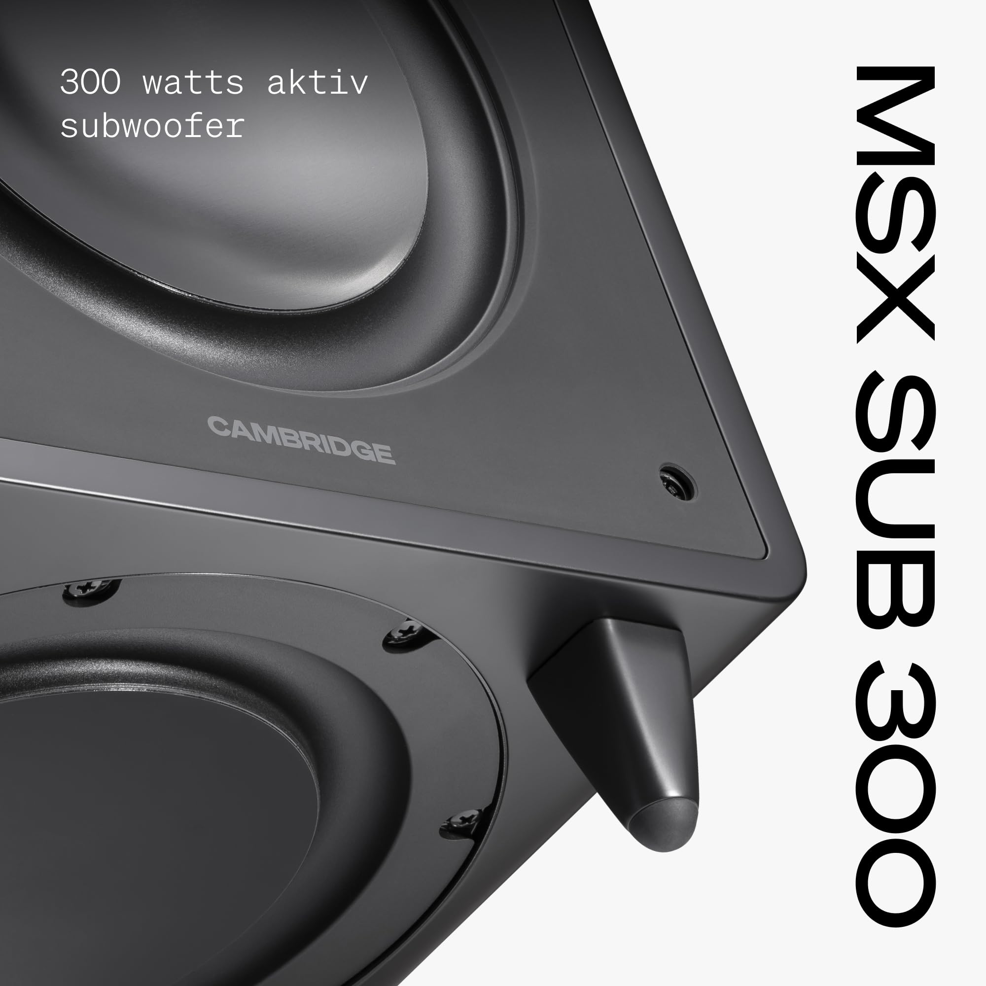 Cambridge Audio MSX SUB 300 Subwoofer Attivo 300W Doppi Driver Nero