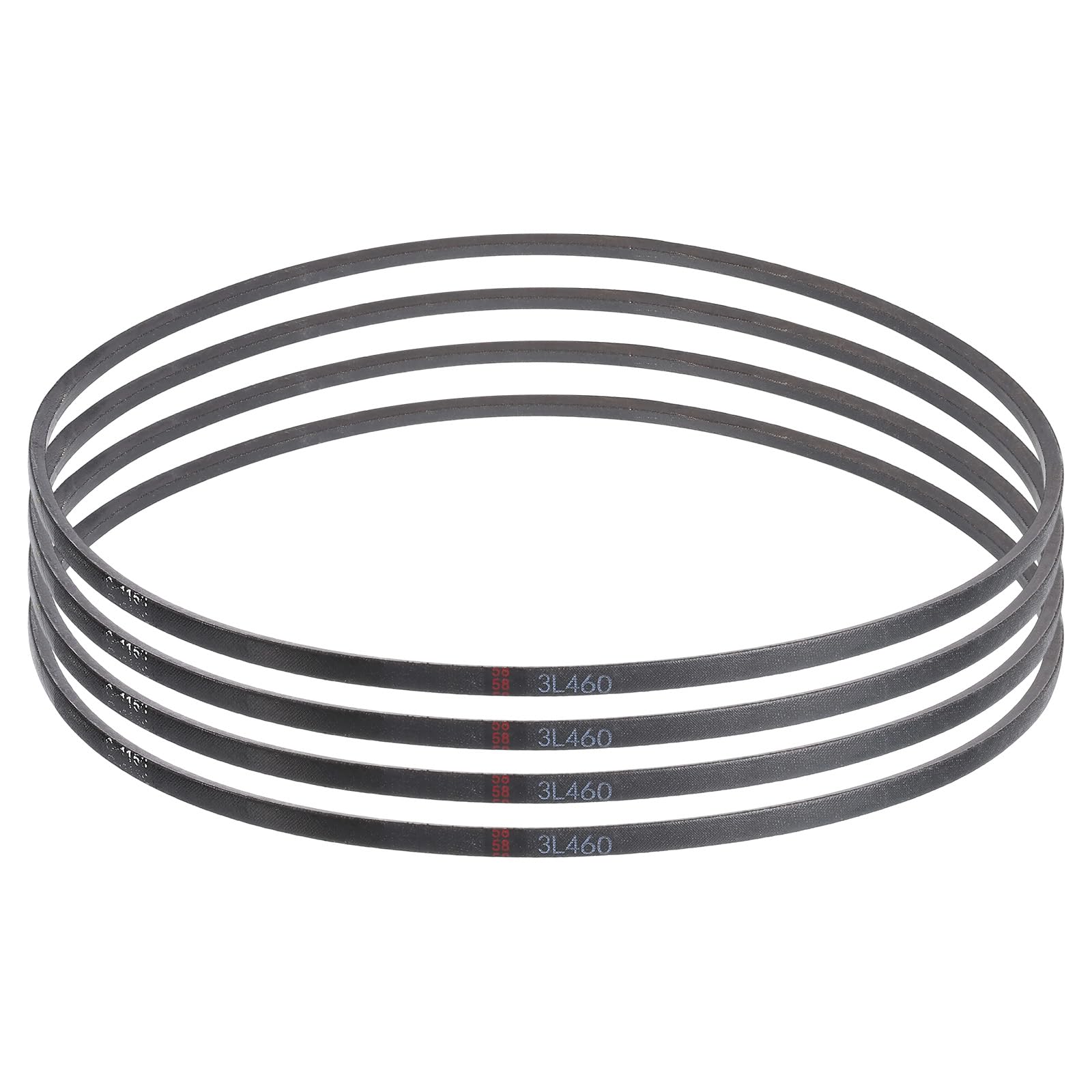 uxcell 3L240 Classic Wrapped Rubber V-Belt, 24"(610mm) Outside Circumference, 3L Profile V Belt 3/8" Width 7/32" Height — view 129
