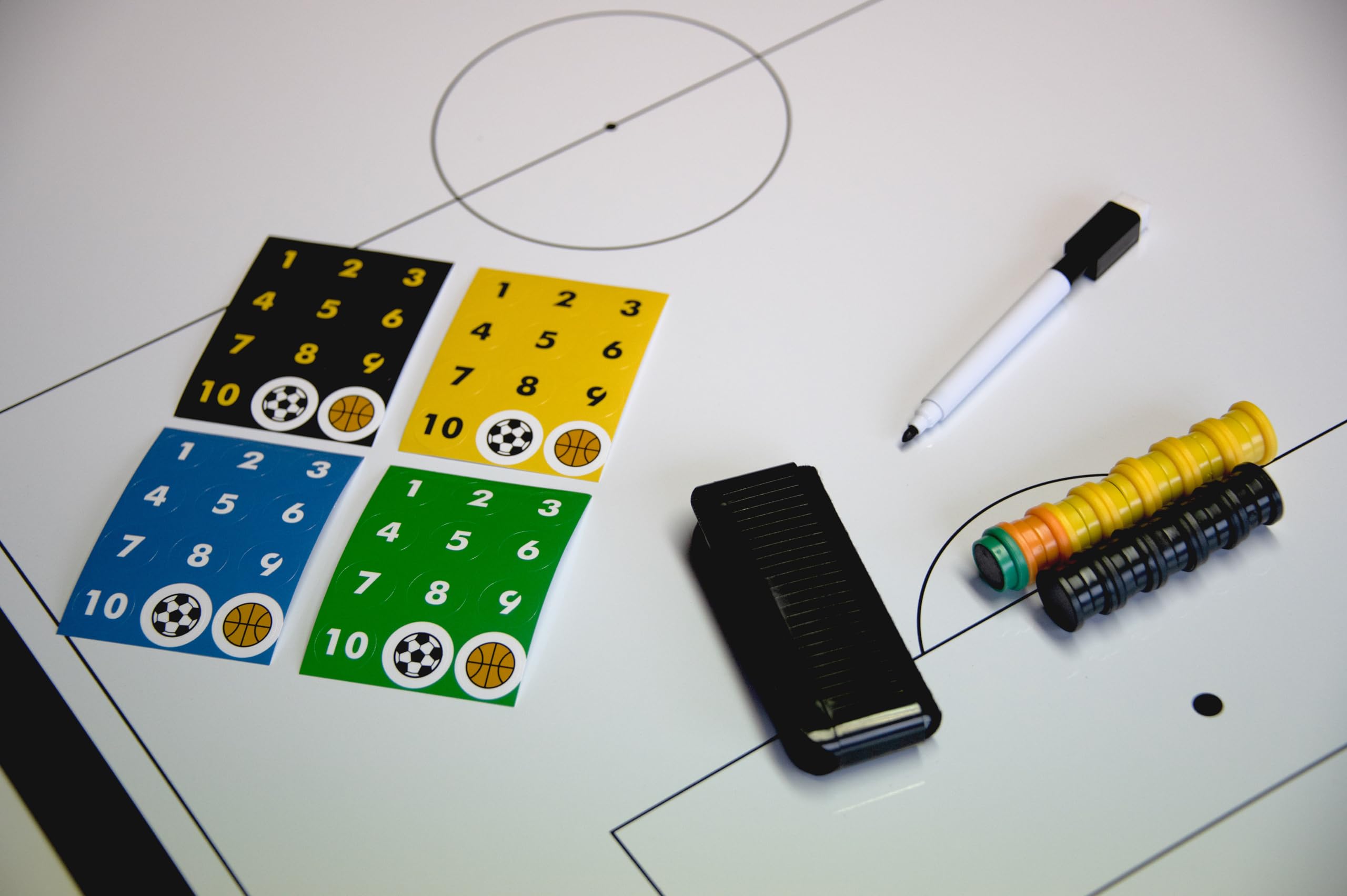 Netsportique POWERSHOT® Lavagna Magnetica Calcio Completa di Tutti Gli Accessori - 3 Dimensioni Disponibili