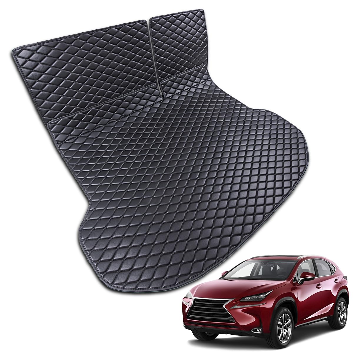 Photo 1 of 7DEEKEI Cargo Mat for 2015-2021 Lexus NX200t NX300 NX300H Trunk Mat ? Rear Backrest Mat Cargo Liners All Weather Waterproof