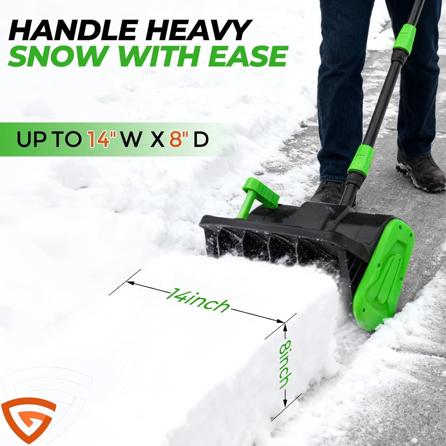 similar to stock photo… cordless snow shovel, 16-inch brushless cordless snow blower with 2pcs 3000mah recharge batteries, lightweight electric snow plow for driveway, sidewalk & patio winter snow removal- no wheels