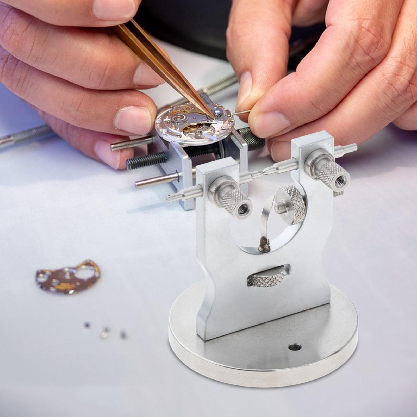 Jeffergarden Orologio Calibro di Correzione del Bilanciere Strumento di Calibrazione Accurato in Acciaio Legato per la Riparazione di Orologi Meccanici