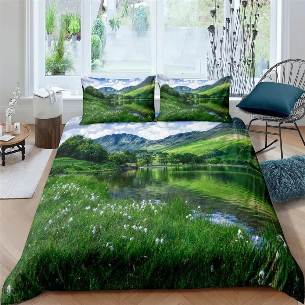 Parure de lit 1 personne paysage pour transformer la chambre ado en refuge cosy