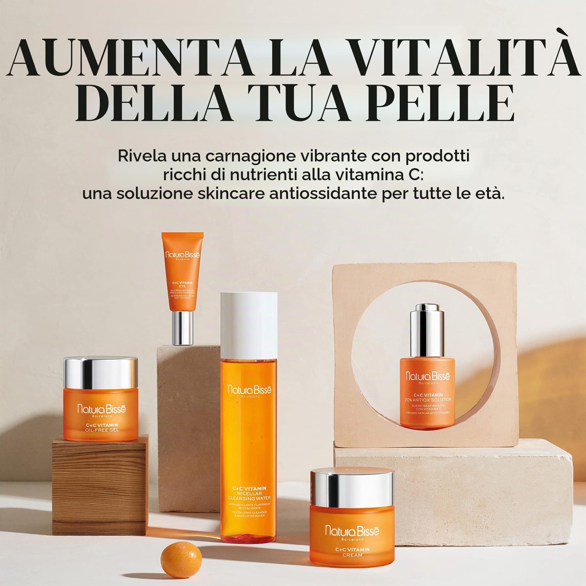Natura Bissé Crema Vitamina C+C | Crema Rassodante con Vitamina C | Ideale per Pelle Normale e Secca | 75 ml