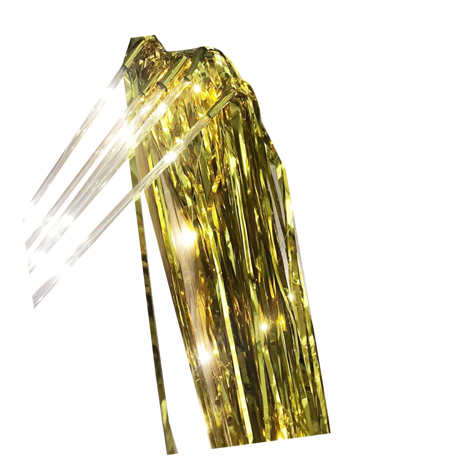 MHADBKH 10Pieces Portable LED Light Wand Sparkling Tinsels Tinsels Wand with LED Lights for Parties and Gatherings Wedding Decoration Property