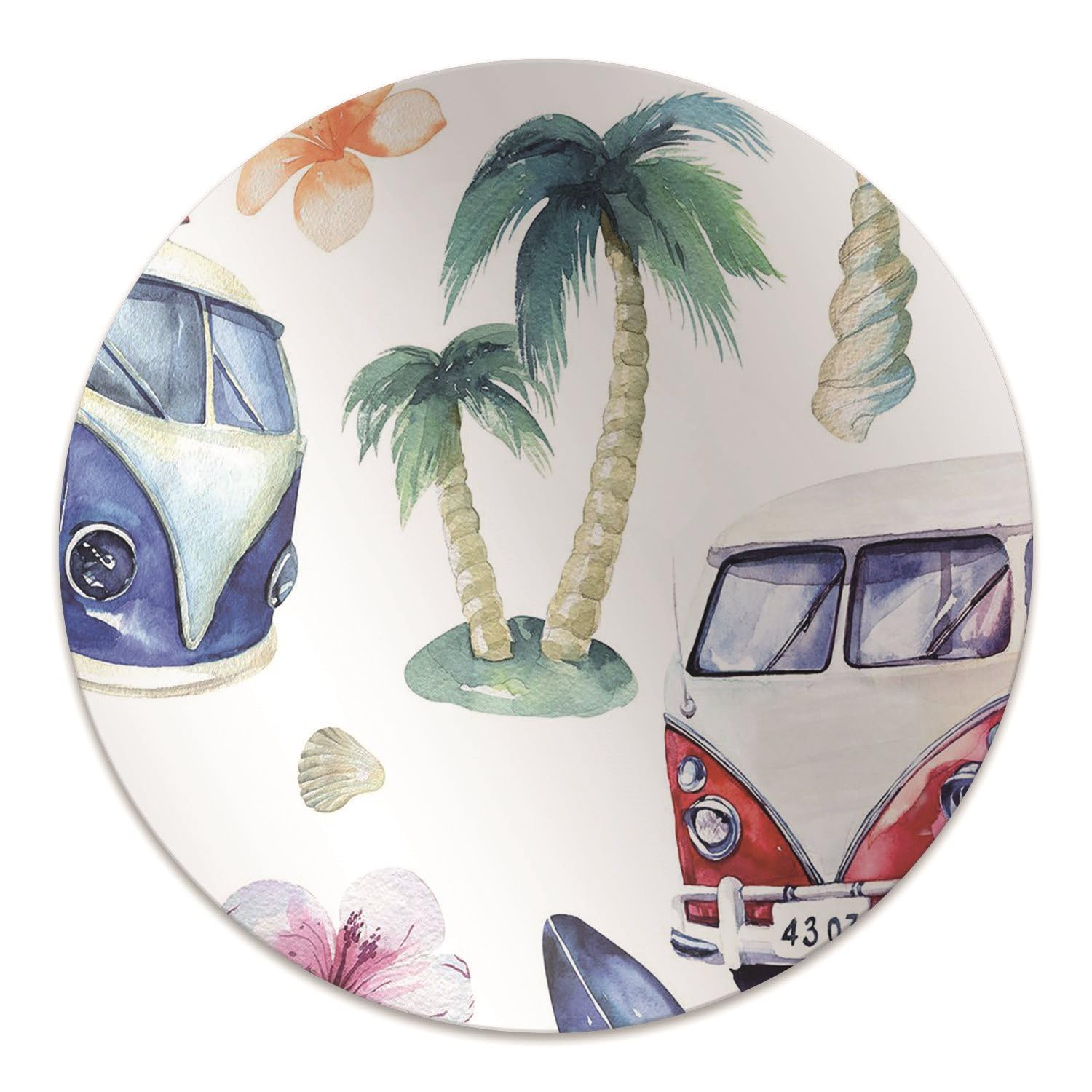 Résistance aux dommages garantie avec ce tapis de chaise rond 100cm
