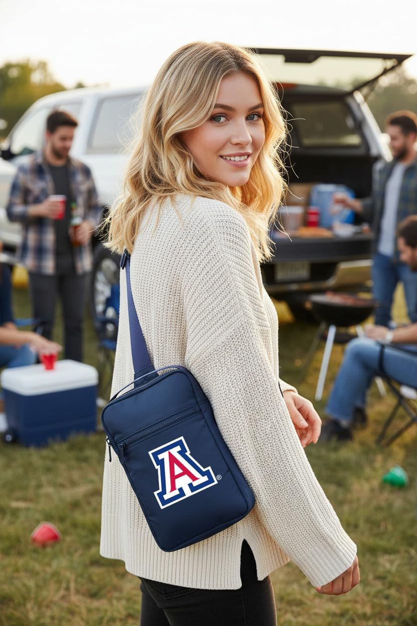 Broad Bay University of Arizona Crossbody Bag - Versatile Travel, Sports, or Gameday Bag for UA Wildcats Fans and Alumni, Men or Women