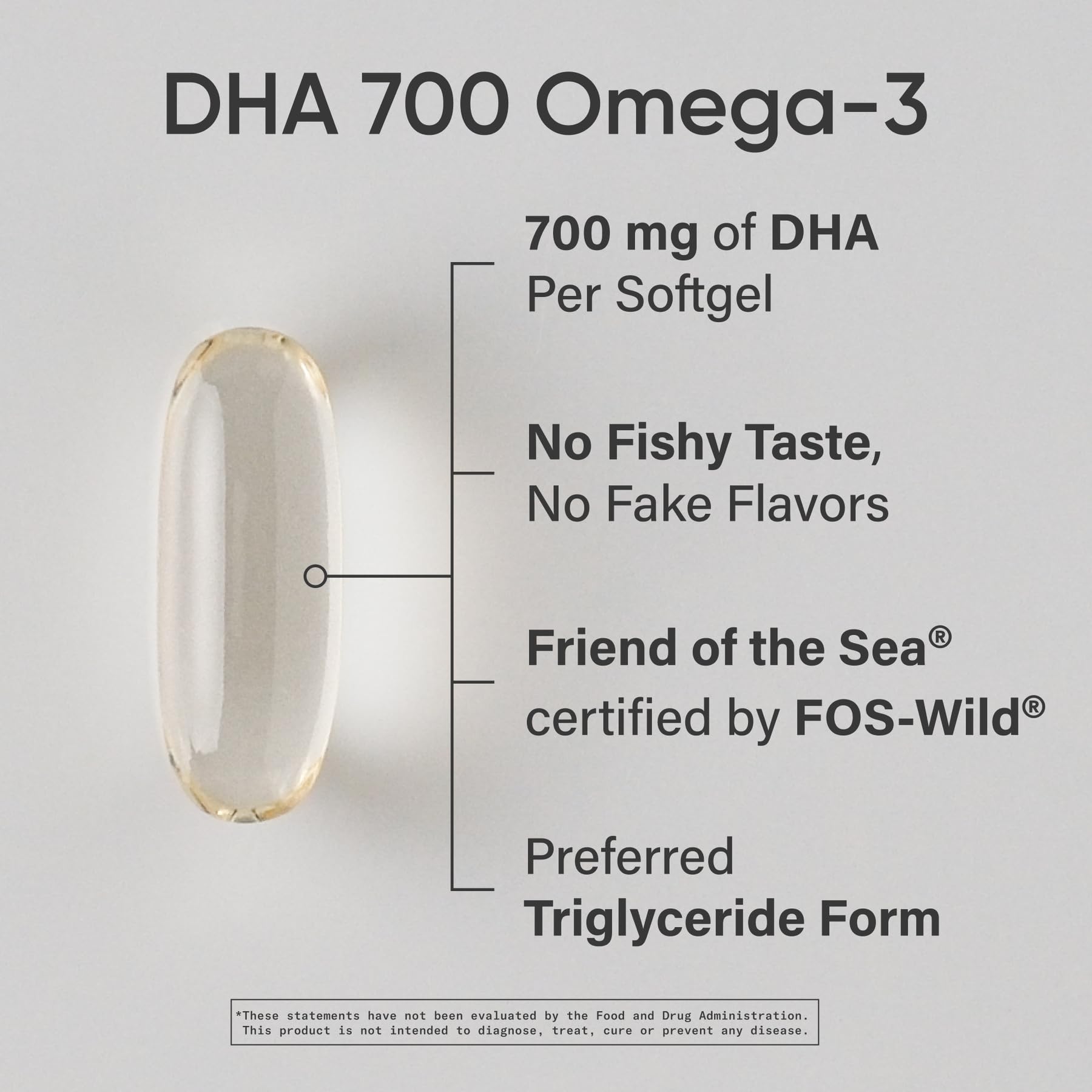 Sports Research® Omega-3 DHA 700mg, 90 Softgels — Amazon image 2