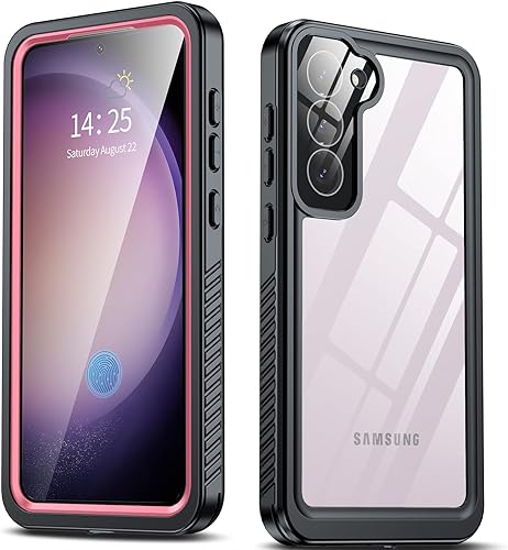 Nineasy Funda impermeable para Samsung Galaxy S23+ Plus, Galaxy S23 Plus IP68 bajo el agua protector de pantalla incorporado a prueba de polvo Real