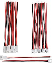 10 Paare 1,25 mm JST 2 Pin Mikro Elektronik Männlichen und Weiblichen Steckverbinder Stecker mit 10 cm Draht Kabel