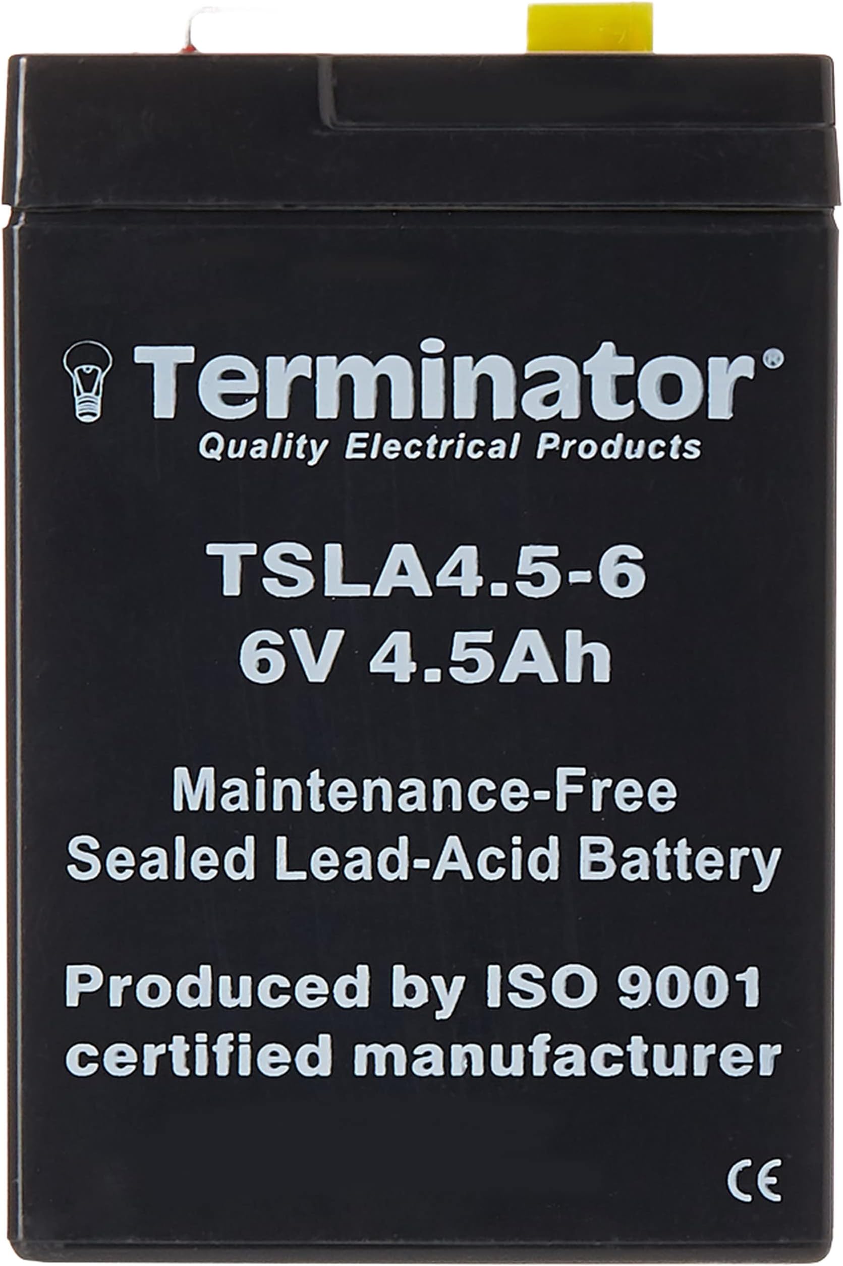 Sealed Lead Acid Battery 6V-4.5Ah TSLA4.5-6 Terminator