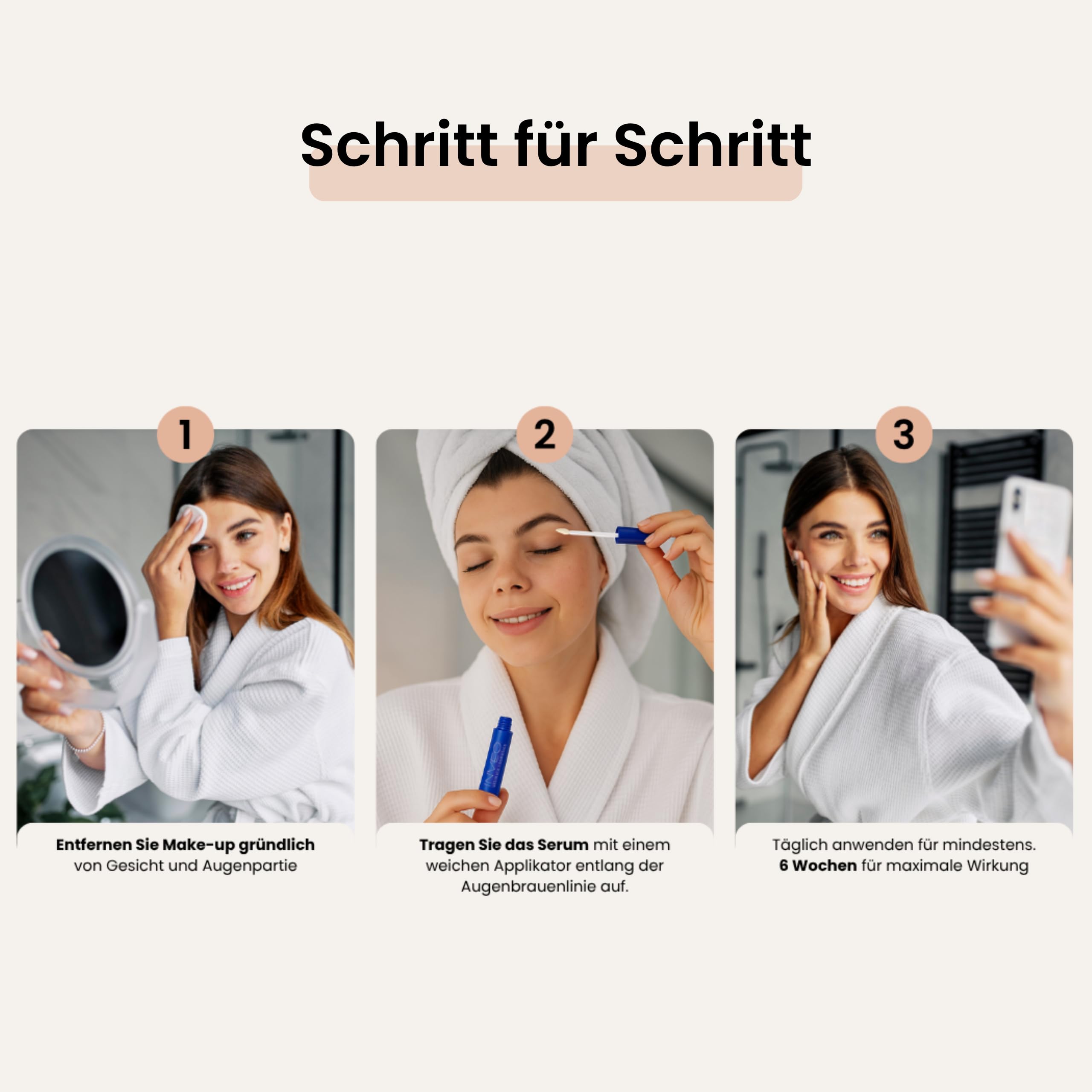 Hipoalergiczne serum stymulujące wzrost rzęs – odżywka do rzęs – serum do rzęs – 3,5 ml