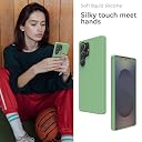 YATWIN Silicone Back Case for Samsung Galaxy S25 Ultra, Soft-Touch Phone Back Cover for Samsung Galaxy S25 Ultra - Mint Green gallery image
