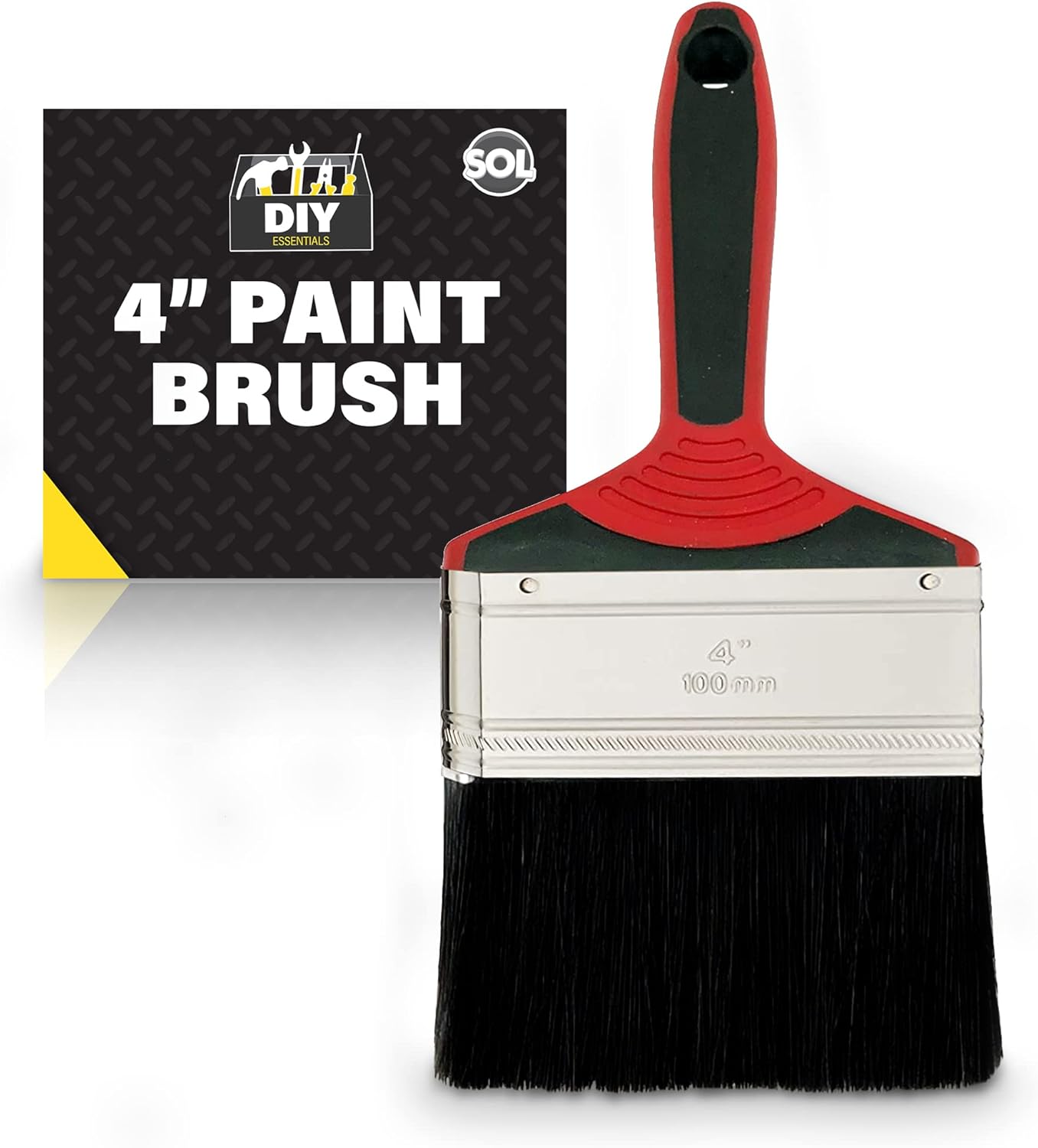 4 Inch Paint Brush for Interior and Exterior Painting Large Paint