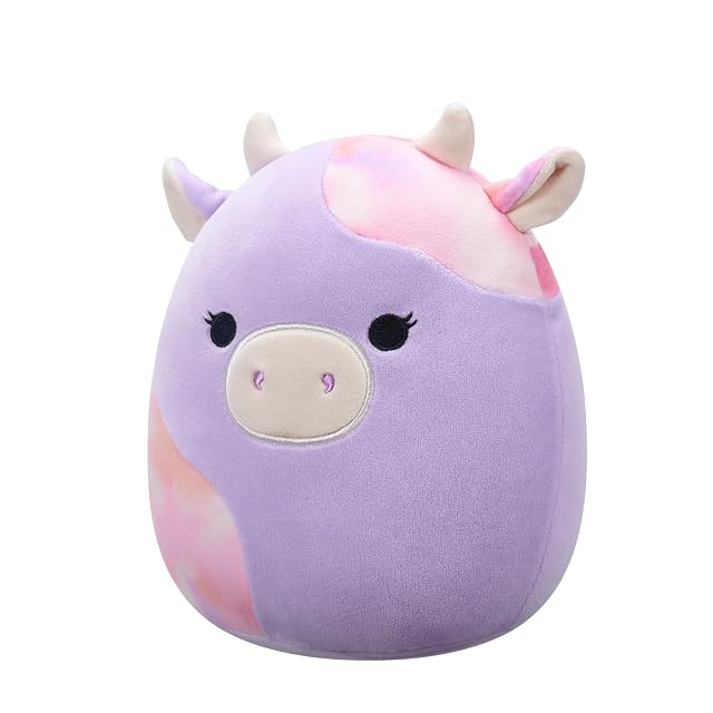 Foto 2 de 6 de Squishmallows SQCR06936 Suri la Vaca 20 cm, Peluche Oficial Jazwares, Supersuave