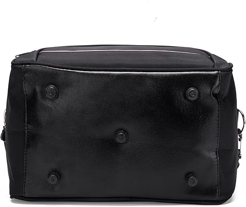 Miniatura 7 de Bolsa de peluquería de gran capacidad, bolsa de herramientas de peluquería con correa para el hombro, bolsa de cosméticos para peluquería de