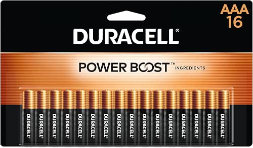 Duracell Coppertop AAA Batteries with Power Boost Ingredients, Triple A