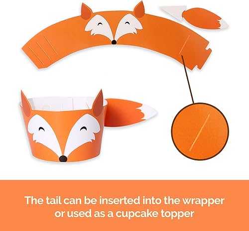 Miniatura 3 de Pop Fizz Designs Woodland Baby Shower - Juego de 24 criaturas del bosque para baby showers