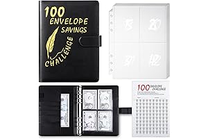 100 Envelope Challenge Binder: The Ultimate Savings Organizer for Your Financial Goals